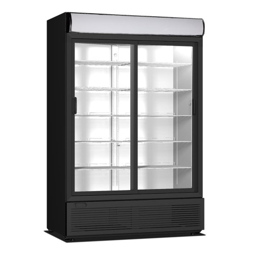Upright Display Cooler with sliding doors CRS 1200