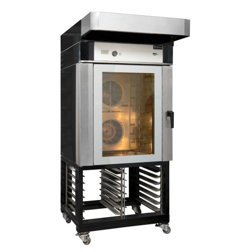 Bake-off Oven WIESHEU Germany for 10 pans with shelves 10 places S-500 with Direct Steam - Code:0121-2030